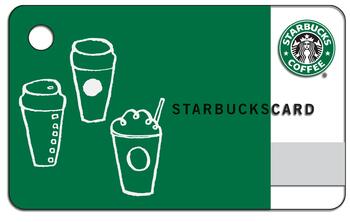 Carte électronique Starbucks de 10